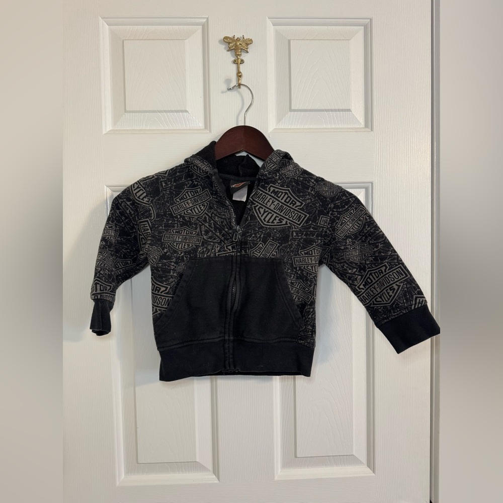 Harley Davidson jacket 2t black orange